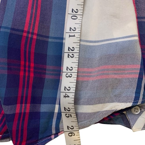 Rails Shirt Women's Size X-Small Pink Blue Plaid Colorful Button Down - Picture 7 of 7