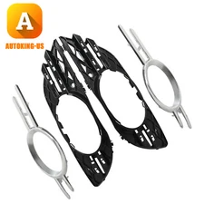 Fog Light Grill Trim Cover Kit Front LH+RH Fit for Mercedes-Benz E350 2007-2009