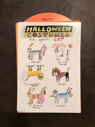 Halloween Humor Tag Karten Sonnenaufgang von Hallmark Menge 1 Stück jeweils Wählen Sie aus Liste - Bild 10 von 37