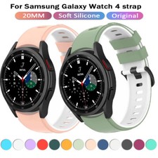 Sport Silicone Watch Band Strap For Samsung Galaxy Watch 4 40 44/Classic 42 46mm