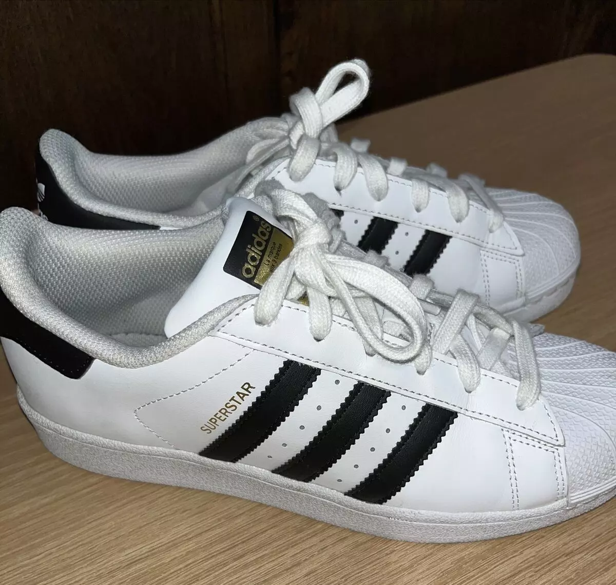 ADIDAS ORIGINALS SUPERSTAR BLANC/NOIR - SNEAKERS HOMME