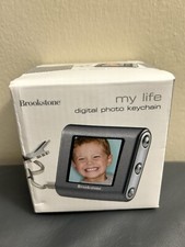 Brookstone Digital Photo Keychain-1.5" Screen - Stores 62 Photos - Great Gift