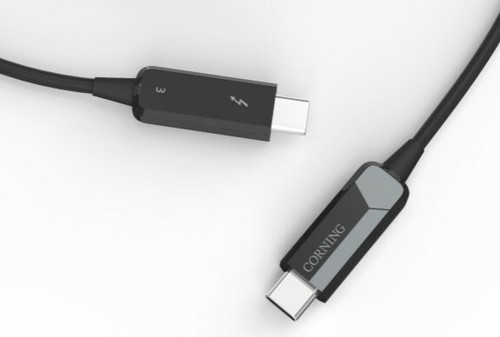 Corning Thunderbolt 3, Thunderbolt 4 Active Optical Cable 15m  AOC-CCU6JPN015M20 - Afbeelding 2 van 4