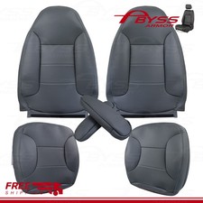 For 1992-1996 Ford Bronco Driver Passenger Bottomtop Leather Seat Cover 6pcs