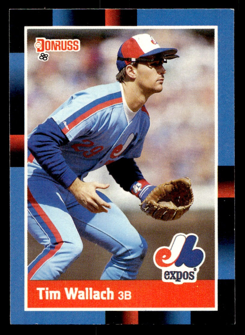 1988 Donruss - Tim Wallach Baseball card #222 Montreal Expos Raw Trading Card