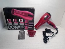 Conair Tourmaline Ceramic Ionic Blow Dyer Hair Dryer w/Concentrator