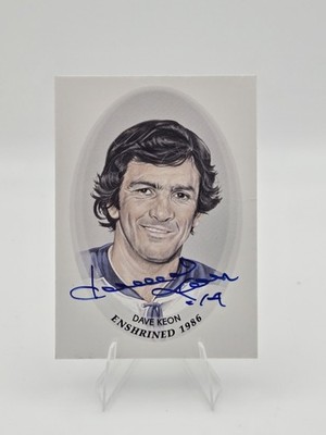 2010-11 In The Game Enshrined - Dave Keon Auto #/175