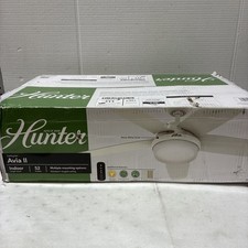 Hunter Avia II LED 52" Indoor Ceiling Fan with Light and Remote -