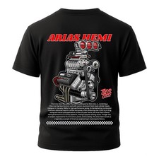 Arias Hemi Engine T-shirt - Drag Racing Tee Blown Hemi Shirt V8 Engine Shirt Arias Hemi Engine T-shirt - Drag Racing Tee Blown Hemi Shirt V8 Engine Shirt