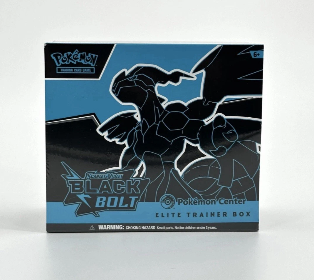 Pokemon Center Black Bolt Elite Trainer Box ETB Sealed BB Promo Booster  Packs WF