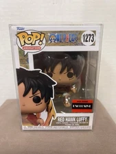 Funko Pop! Vinyl: One Piece - Red Hawk Luffy - (Exclusive) #1273  With Protector