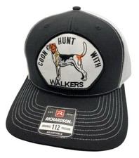 Coon Hunt With Walkers Dog Retro Patch Richardson 112 Trucker Hat Cap Snapback