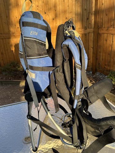 Kelty Kids Elite Blue Stand Up Baby Child Carrier Backpack Outdoors Hiking - Picture 5 of 6