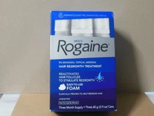 Rogaine for Men 5% Hair Regrowth Treatment Foam 3 Month Supply exp JANUARY/2026