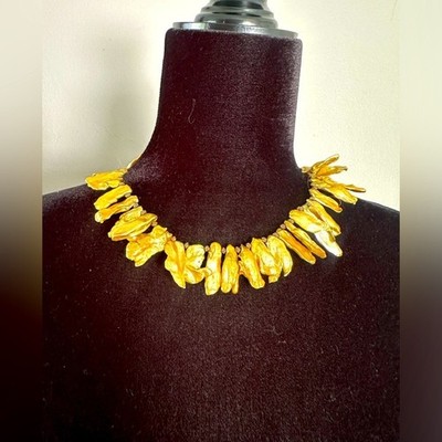Barock Perlenkette Gold
