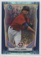 2014 Bowman Chrome Prospects Bubbles Refractor 45/99 Felix Jorge #BCP96 0kb