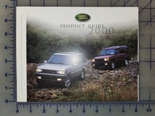 2000 Land Rover Product Guide Brochure Usa 2000 Land Rover Product Guide Brochure Usa