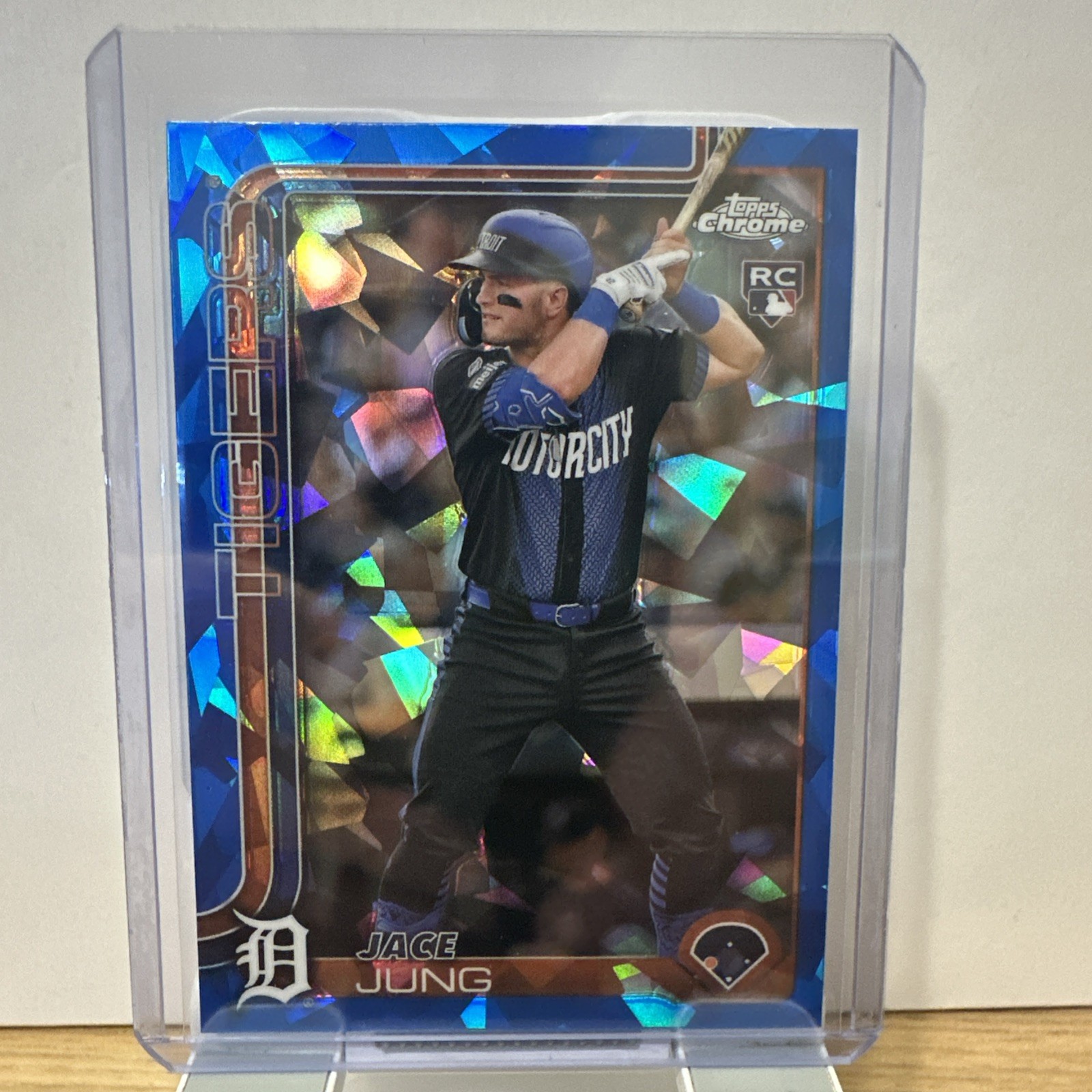 2025 Topps Chrome Sapphire Jace Jung RC Rookie #225 Tigers