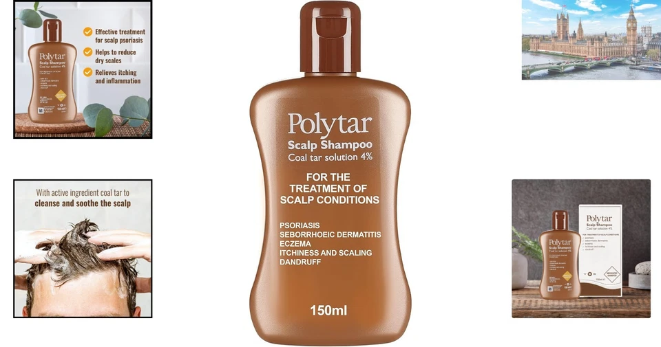 Polytar Scalp Shampoo For Scalp Conditions Reduces Itching Inflammation and S... - Image 2 of 4