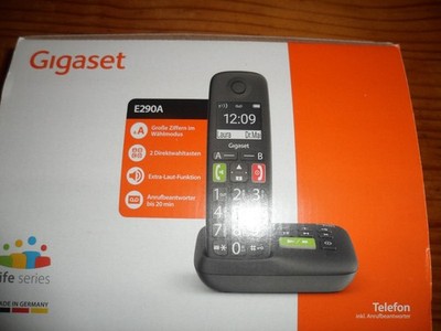 Gigaset E290A DECT -Telefon mit Anrufbeantworter