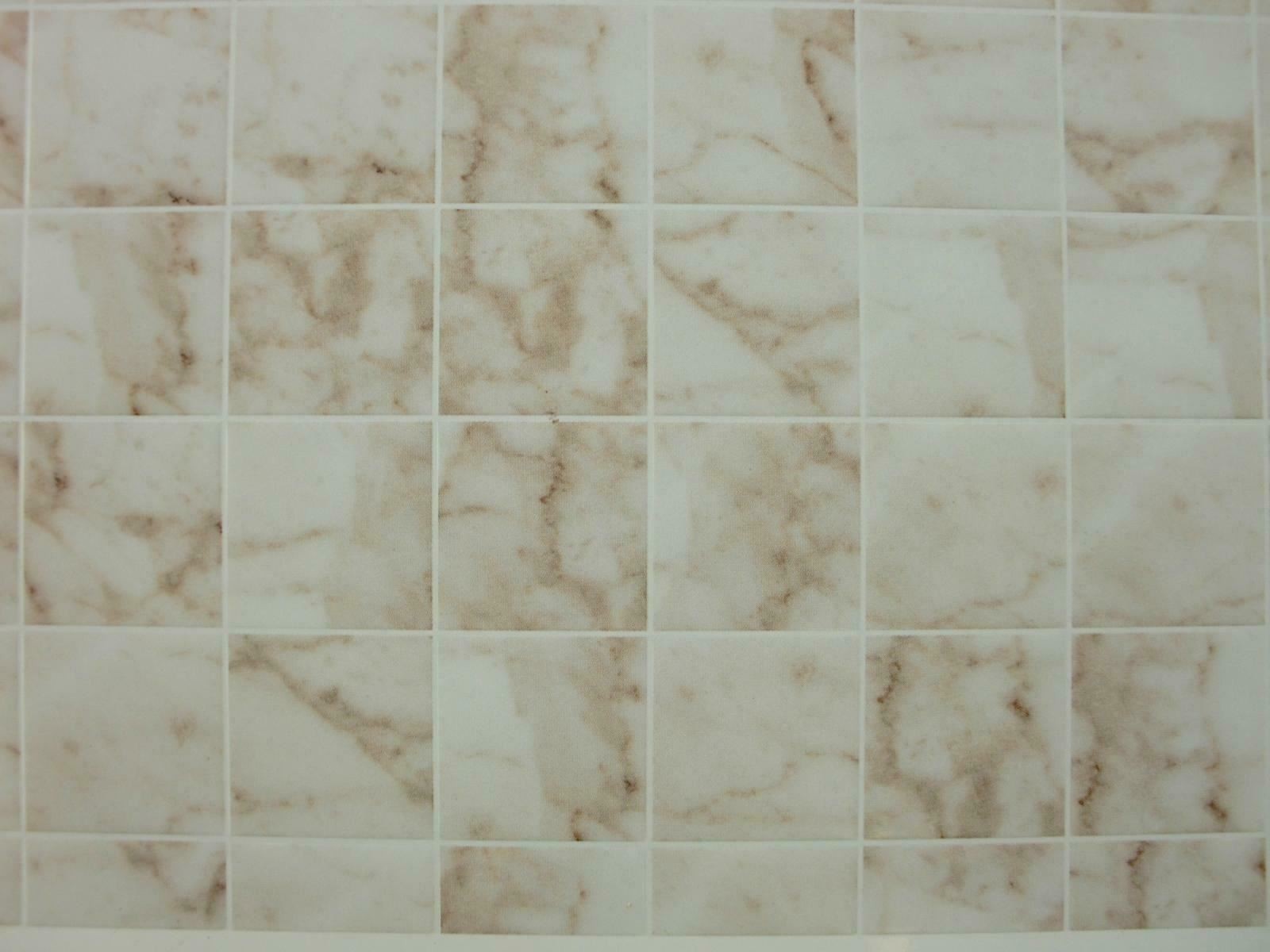 Dolls House White Marble Tile Sheet Miniature Bathroom Kitchen Flooring