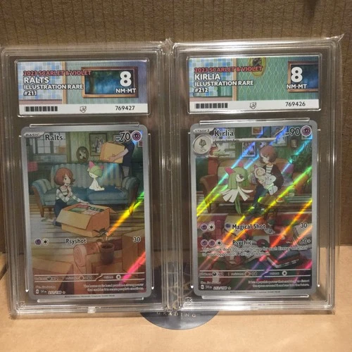 Sequentially Graded Ralts, Kirlia And Gardevoir In Ace 8 And 10