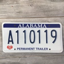 American Licence plate Alabama A110119 mint FREE POSTAGE 