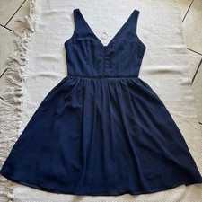 forever 21 dress Navy Blue Dress Size Small Sleeveless Fit & Flare Dress