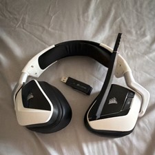 Corsair VOID PRO RGB Wireless Headset USB Dongle Mic Mute Black White