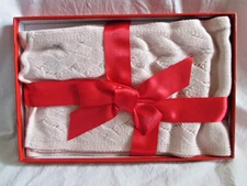 Preston & York 100% Cashmere Scarf Pale Pink Color - New in Gift Box