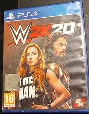 W2K20 PS4 playstation 4 wrestling sports Game boxed booklet