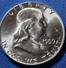 A 1959 Franklin Half Dollar BU Nice Blazer!!!