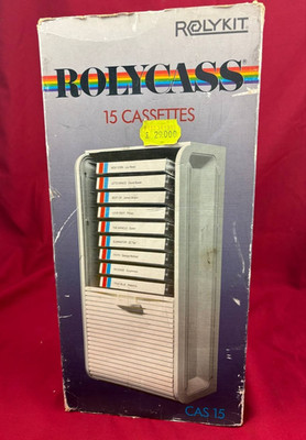 Vintage 80er Jahre ROLYKIT Kassettenhalter ROLYKIT Kassettenhalter 15 Musikka...