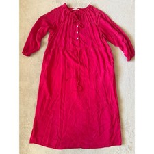 Everlane Dress Casual Button Front Midi Tie Neck Pink XS