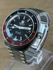 Vintage Tissot Navigator Automatic Mens Pepsi Bezel Dive Watch - Serviced Nov 25