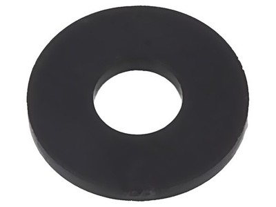 1000X 0040062001VR Unterlegscheibe rund M3 D=8mm h=800um Farbe: schwarz ESSENTRA