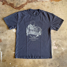 THE CHATEAU MARMONT GIFT SHOP SOUVENIR T-SHIRT MEN SZ M FADED BLACK LOS ANGELES