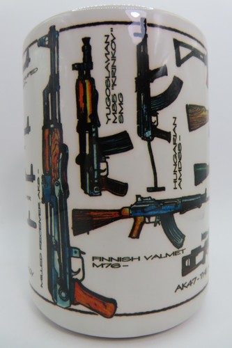 CUPPA AK-47 The Automat Kalashnkov And It's Brethren 15oz Ceramic Coffee Cup Mug - Picture 7 of 23