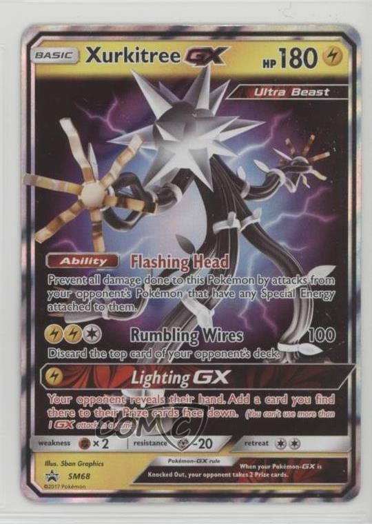 Xurkitree GX Pokemon Sun & Moon Black Star Promo #SM68
