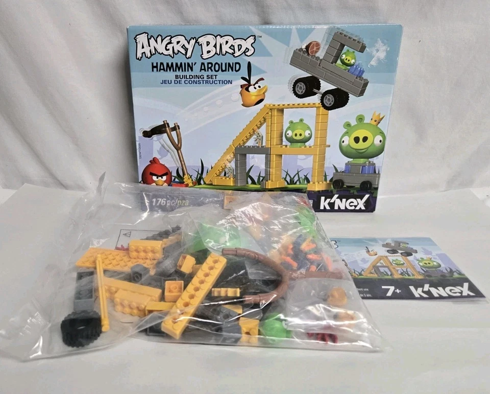 K'NEX Angry Birds Hammin' Around Rovio 2012- New Open Box - Image 2 of 4