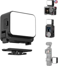 Mini Light for DJI Action Camera, Pocket 3 Fill Lighting Cold Hot Shoe LED