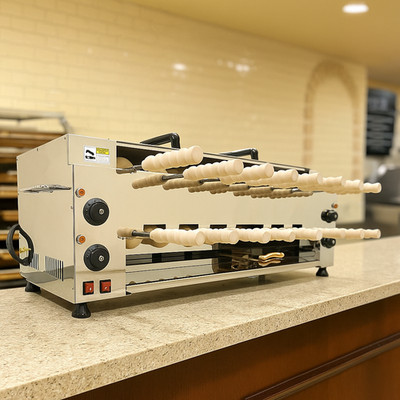 Chimney Cake Roll Oven Maker Chimney Bread Roller Toaster Baking Machine 220V