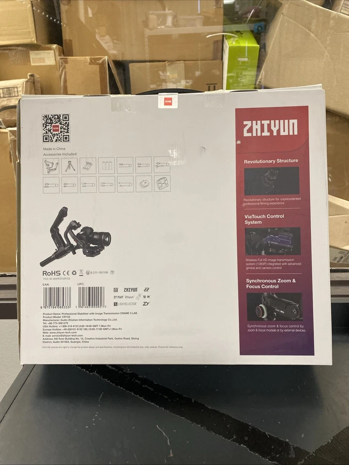 Zhiyun CRANE 3 LAB 3-Axis Handheld Gimbal Stabilizer - Image 2 of 4