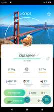   Shiny Zigzagoon - San Francisco Background ...