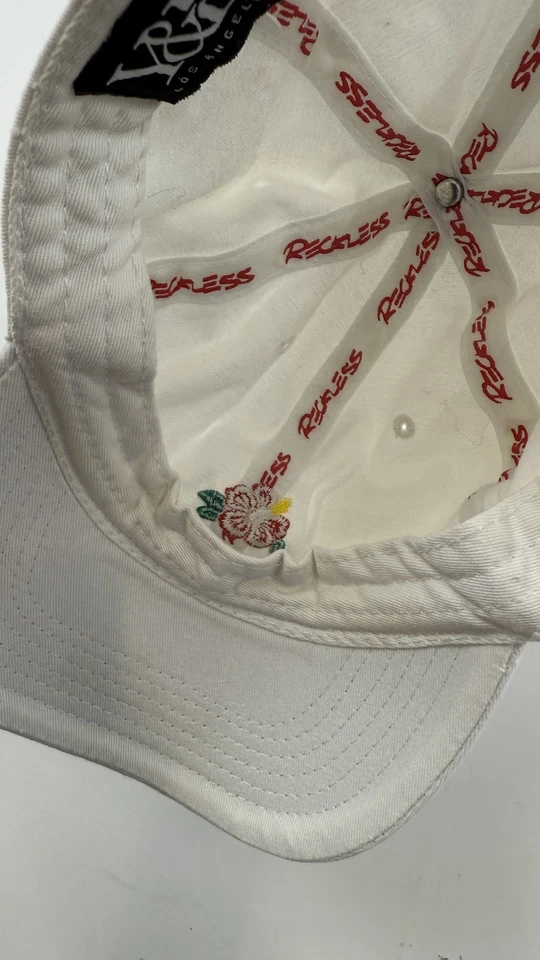 Gorra Joven e Imprudente Correa Trasera Bordada Flor Para Hombre Talla Única Ajustable Foto 4 de 4