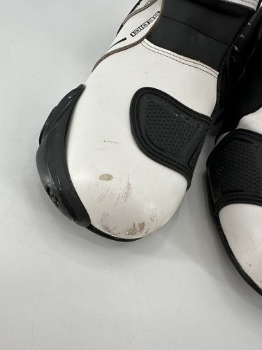 Sedici Motorcycle Performance Riding Boots Shoes Black/White Men's Size 13 - 第 4/14 張圖片
