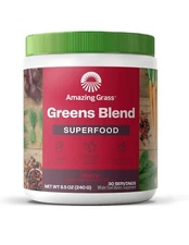 Amazing Grass Greens Superfood Powder Greens Powder with Digestive Enzymes & ...