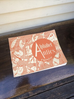1950s 1955 Alphabet Antics for Cursive & Manuscript Writing Book by Parker Zaner