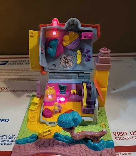 Polly Pocket Light Up Kitty House Bluebird 1994 Some Damage& Missing Photos Des - Picture 3 of 13
