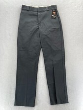 Dickies 874 Work Pants Women's 8 Original Fit Gray Straight Leg Workwear Icons